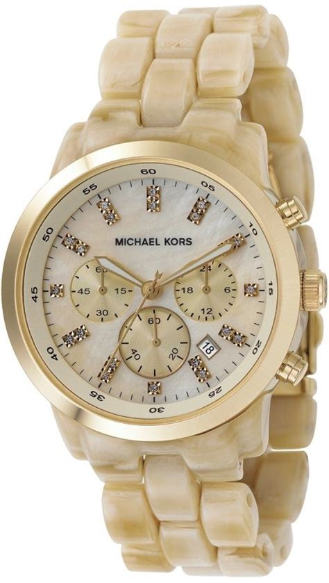 michael kors watch resin horn|Michael Kors Horn MK5217 Wrist Watch for Women .